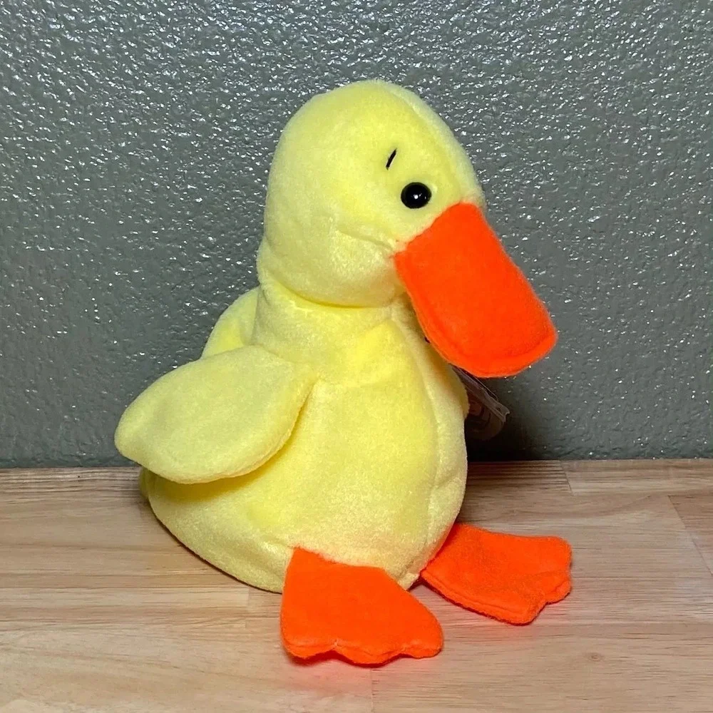 Ty Beanie Baby Original Quackers Retired PVC Pellets Tag Error Fareham, Hants UK